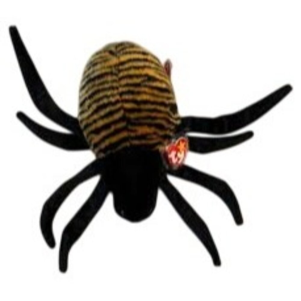Ty Beanie Buddies Spinner Spider Plush Toy Arachnid Buddy Stuffed Animal NEW